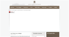 Desktop Screenshot of luxurycottageslochness.com